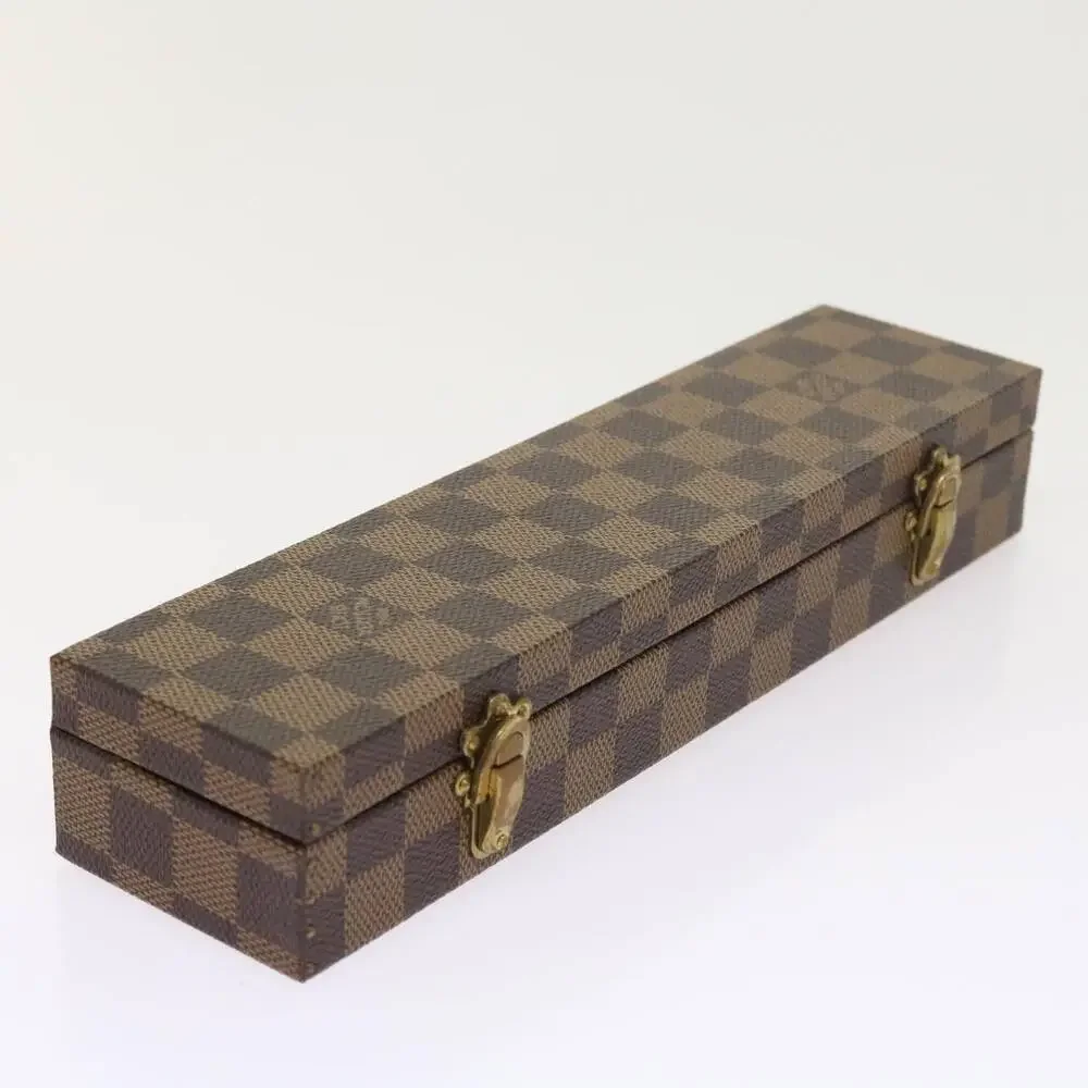 LOUIS VUITTON Damier Ebene Watch Case Trunk